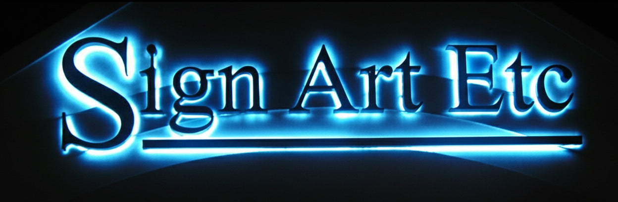 Electronic LED signs with programmable messaging