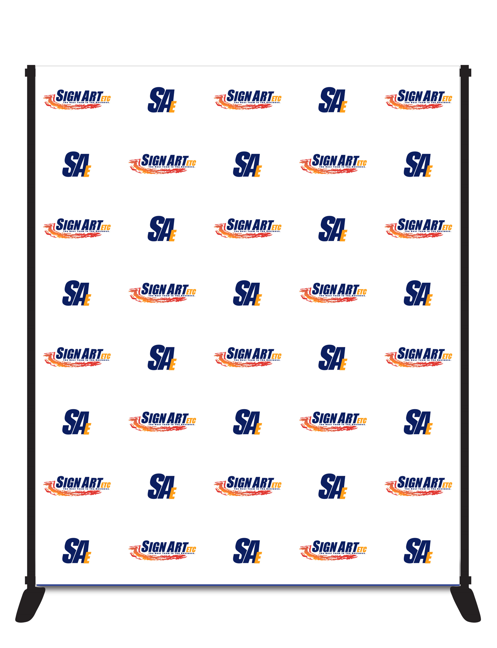 Vinyl Step and Repeat Backdrop