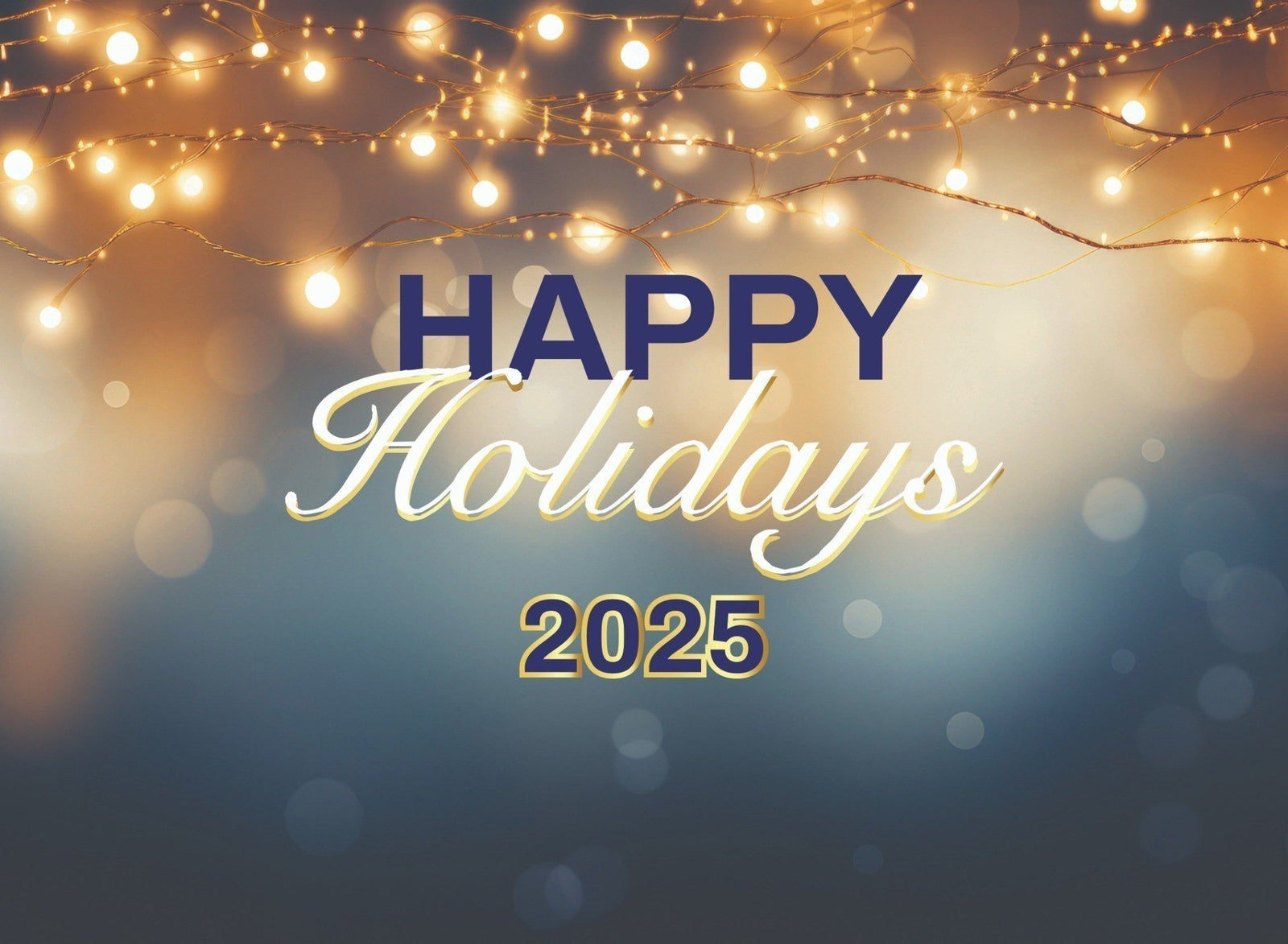 Happy Holidays step and repeat backdrop for Christmas photobooth