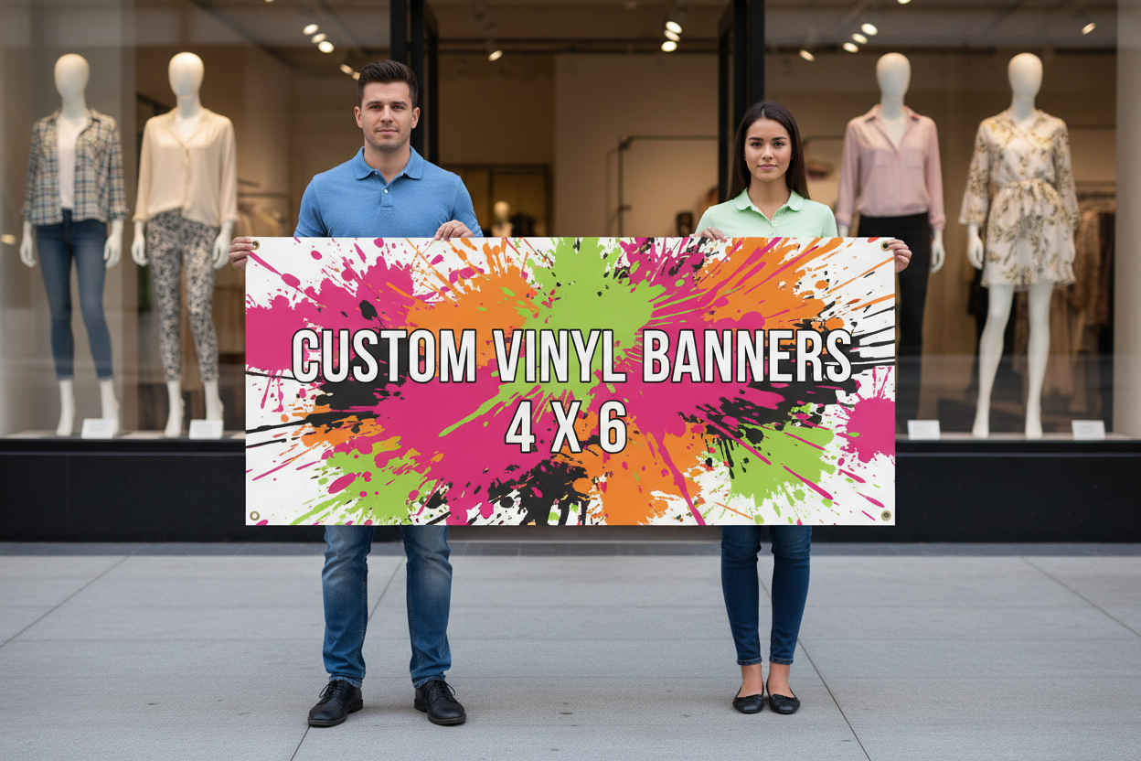 Sign Art Etc 4x6 vinyl banner — full color custom print — signartetc.com