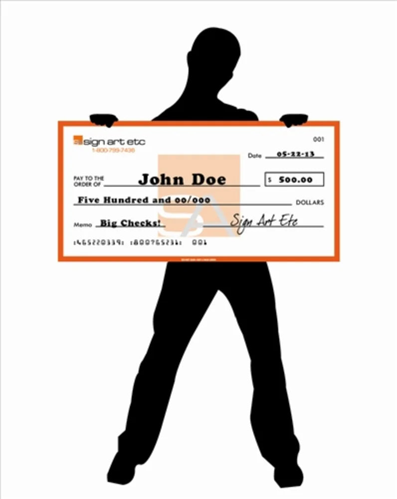 Big Checks for Presentations