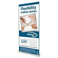 Custom 39&quot; Retractable Banner Stand, Graphic and Case