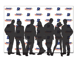 Vinyl Step and Repeat Backdrop