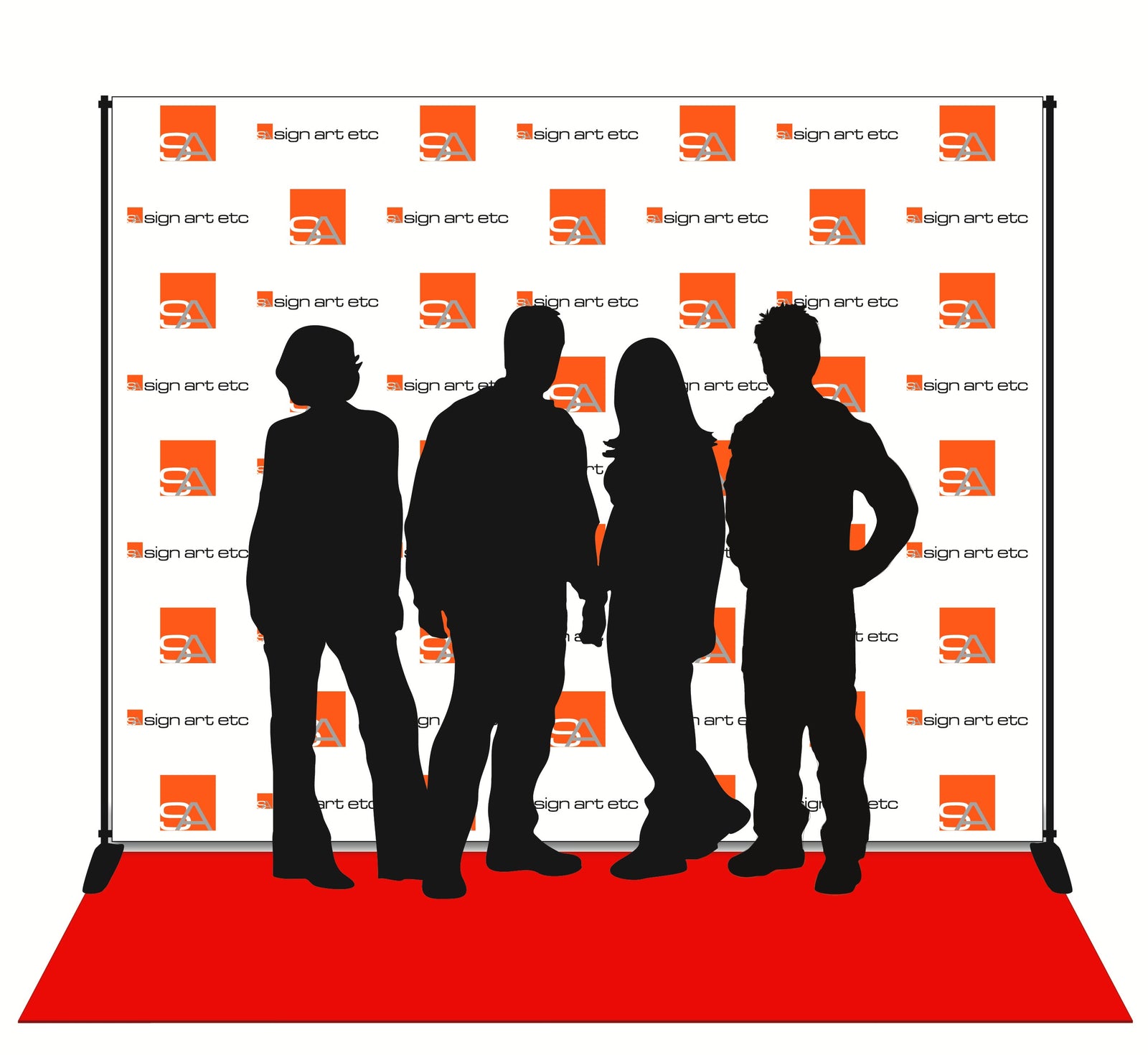 Fabric Step and Repeat Backdrop