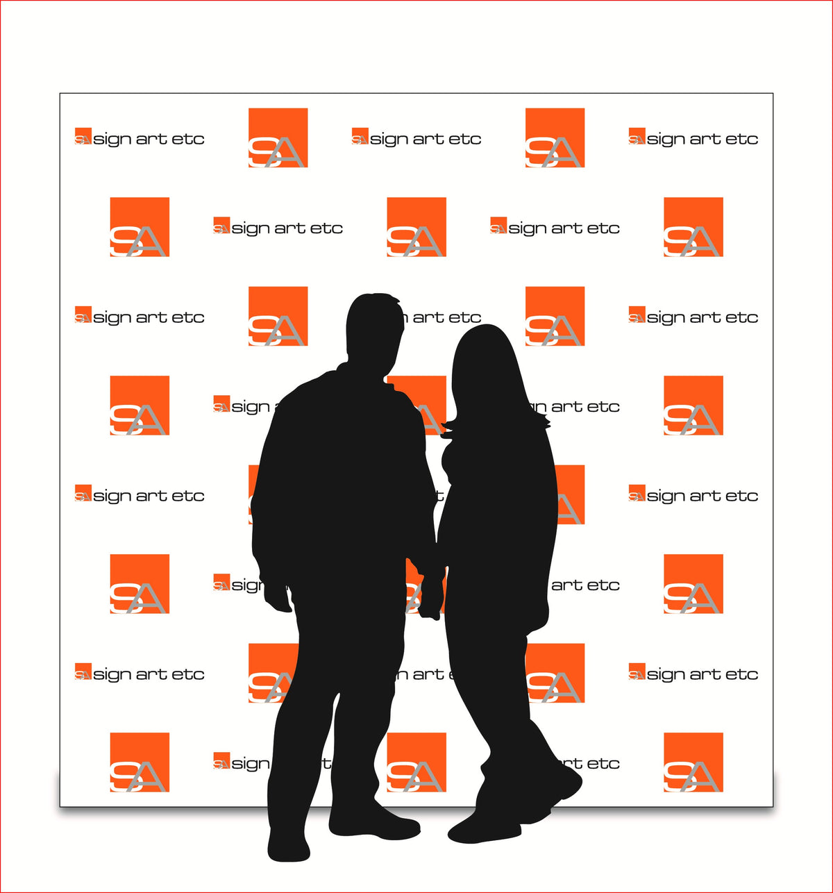 Vinyl Step and Repeat Backdrop