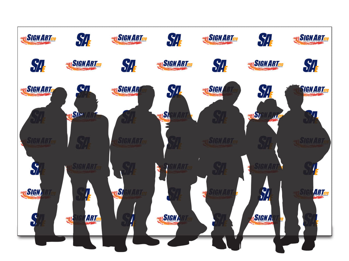 Vinyl Step and Repeat Backdrop